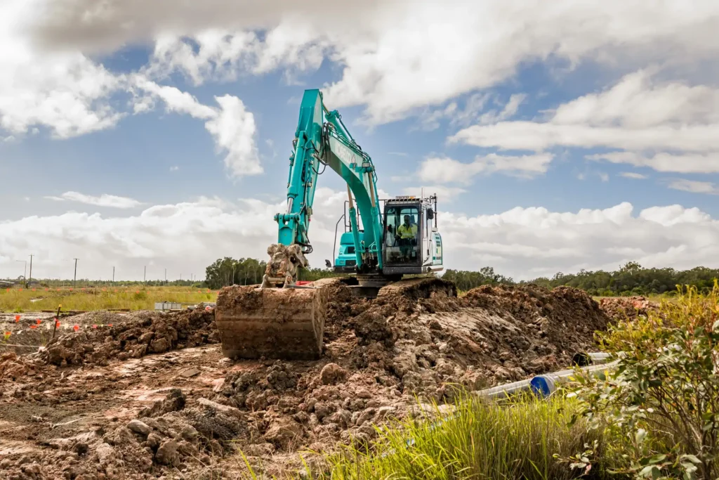 Offaly Civil crew on site in Queensland