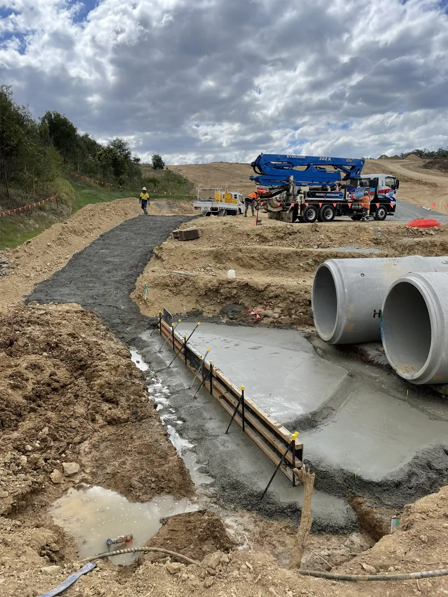 C2C Project Drainage Installation