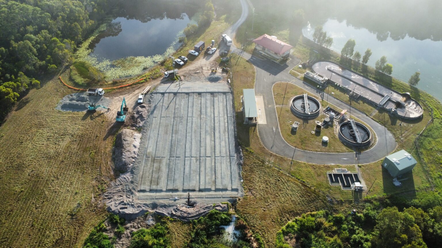 Rainbow Beach and Cooloola Cove Sludge Handling Pads Project
