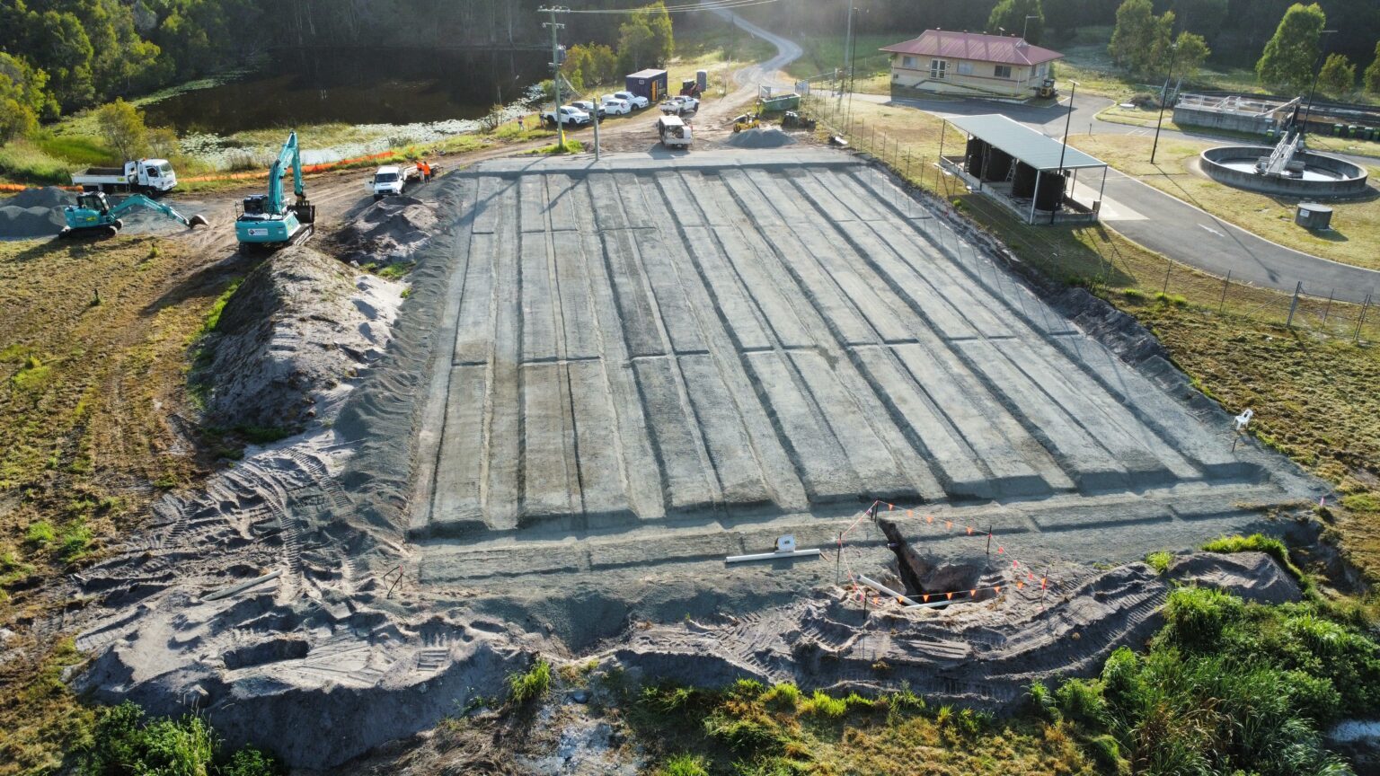 Rainbow Beach and Cooloola Cove Sludge Handling Pads Project